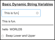Figure shows appearance of the page at runtime