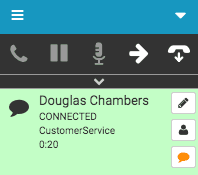 Chat interaction connected