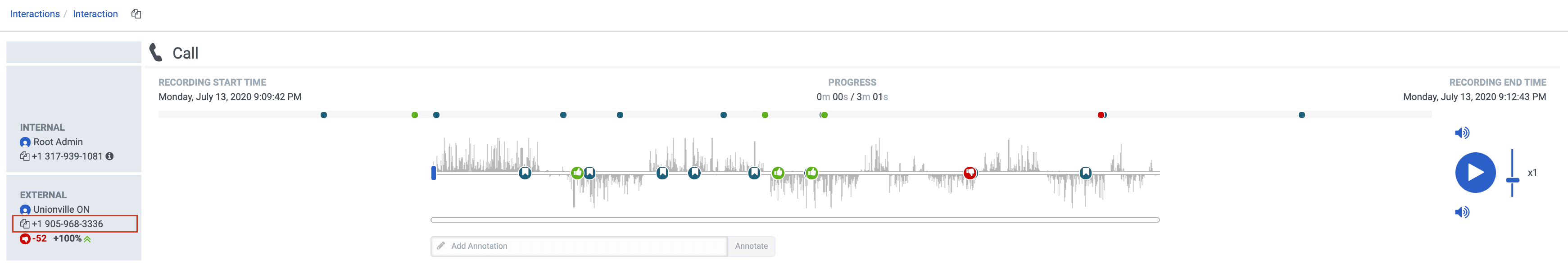 Interaction Detail copy address