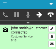Email interaction connected