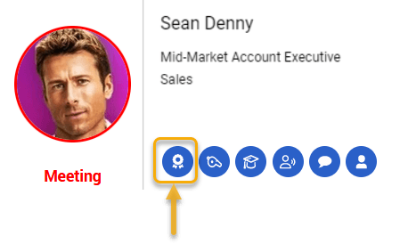Recognize action on the agent card