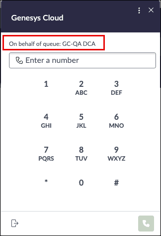 This image is a screenshot of the Genesys Cloud interaction window displayed in the ServiceNow workspace.