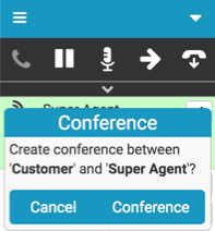 Click to enlarge. Conference call confirmation