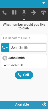 Click to enlarge. Type ahead search results for calls
