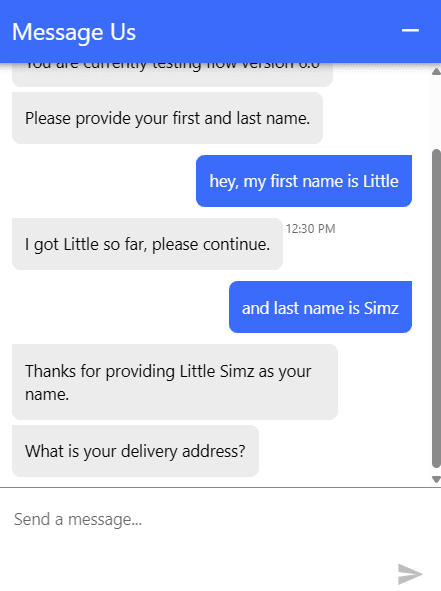 Click to enlarge. First and last name with provided entity