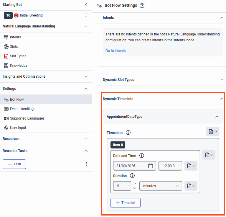 Click to enlarge. Dynamic Timeslots